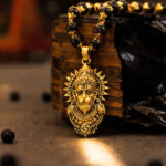 Gold Plated Bajrangbali Karungali Necklace
