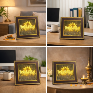 7 Horses on Raw Pyrite Frame - Image 5