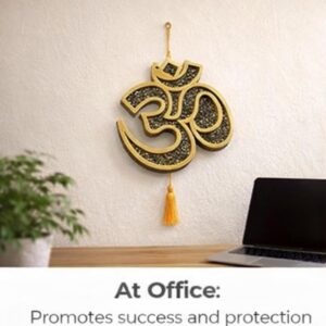 Pyrite Om Wall Hanging - Image 3