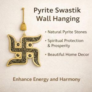 Pyrite Swastik Wall Hanging - Image 9
