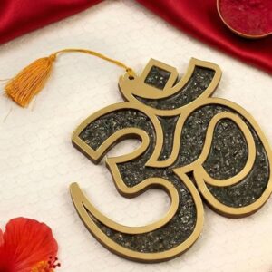Pyrite Om Wall Hanging - Image 2