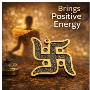 Pyrite Swastik Wall Hanging - Image 4