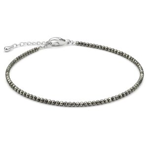 Certified Raw Pyrite Anklet for Women - Image 1